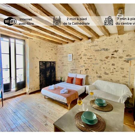 Ferienwohnung Le Cosy-Chic, 2 Min A Pied Cathedrale , Jacobins Le Mans Exterior foto